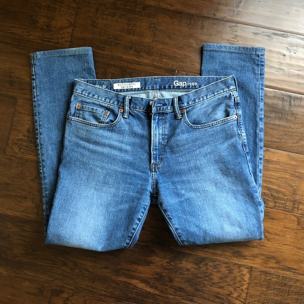 Gap mens jeans size 33 W x 29 L skinny fit - Picture 4 of 4